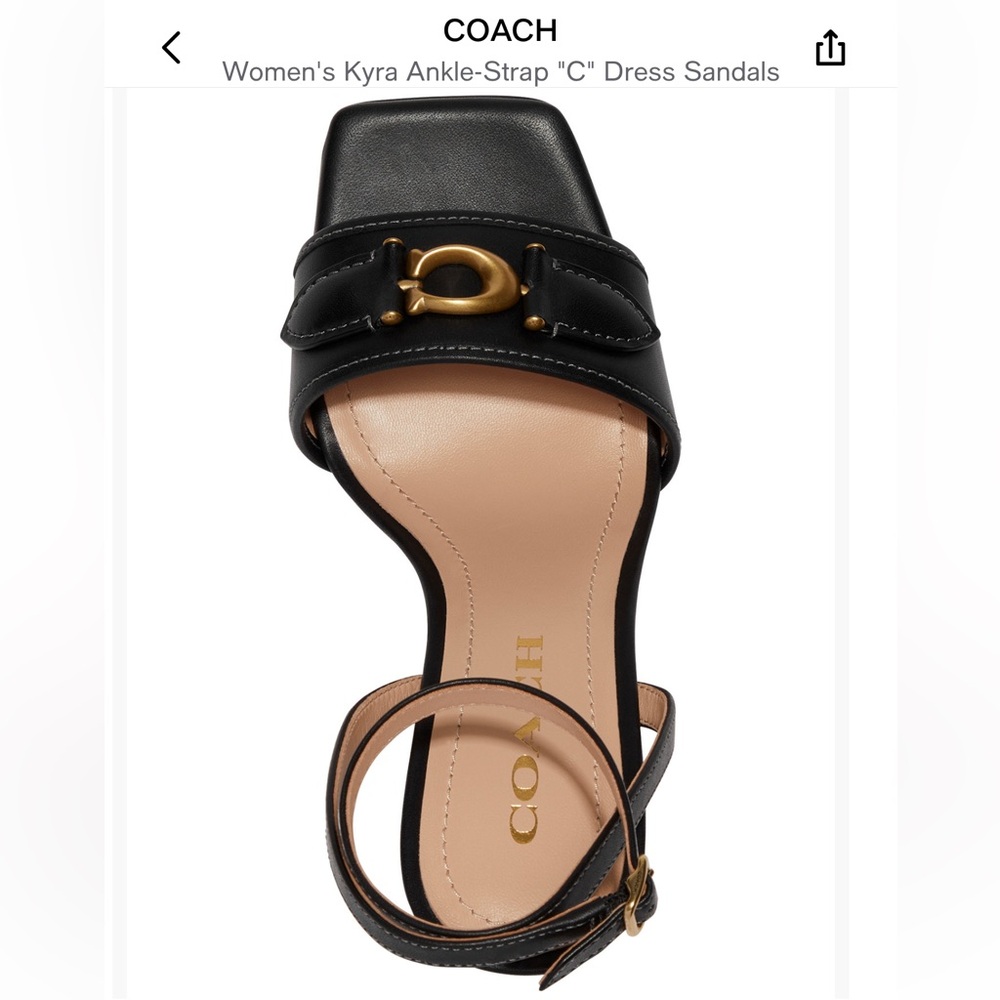 Black Coach heals, new with box - Picture 5 of 5